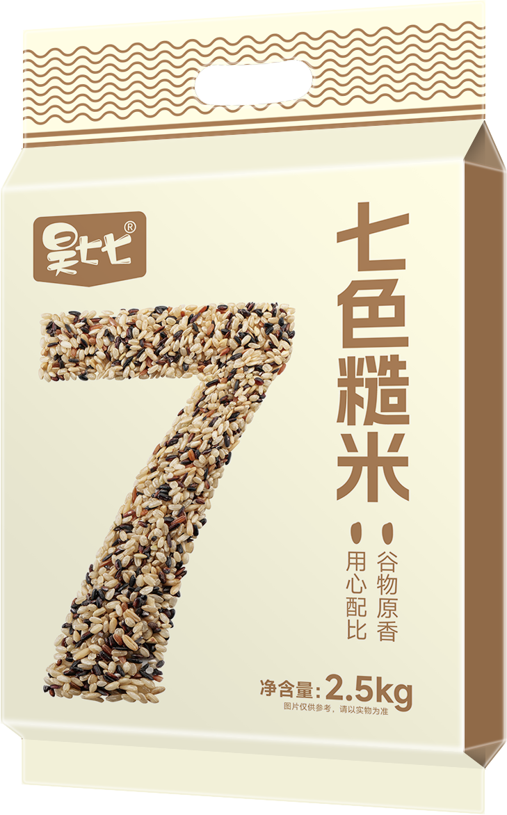 榆园儿七色糙米包装